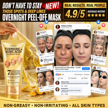 𝑶𝒇𝒇𝒊𝒄𝒊𝒂𝒍 𝑺𝒕𝒐𝒓𝒆 | 𝐍𝐞𝐰! ✨ 𝐇𝐢𝐬𝐤𝐢𝐧® 𝐓𝐮𝐫𝐦𝐞𝐫𝐢𝐜 × 𝐊𝐨𝐣𝐢𝐜 𝐀𝐜𝐢𝐝 𝐎𝐯𝐞𝐫𝐧𝐢𝐠𝐡𝐭 𝐏𝐞𝐞𝐥-𝐎𝐟𝐟 𝐌𝐚𝐬𝐤 — 𝐅𝐚𝐝𝐞 𝐒𝐭𝐮𝐛𝐛𝐨𝐫𝐧 𝐃𝐚𝐫𝐤 𝐒𝐩𝐨𝐭𝐬 & 𝐒𝐦𝐨𝐨𝐭𝐡 𝐕𝐢𝐬𝐢𝐛𝐥𝐞 𝐖𝐫𝐢𝐧𝐤𝐥𝐞𝐬 𝐖𝐡𝐢𝐥𝐞 𝐘𝐨𝐮 𝐒𝐥𝐞𝐞𝐩 🌙✨ 𝐓𝐮𝐫𝐦𝐞𝐫𝐢𝐜 × 𝐊𝐨𝐣𝐢𝐜 𝐀𝐜𝐢𝐝 × 𝐏𝐞𝐩𝐭𝐢𝐝𝐞𝐬 ✅ 𝐎𝐧𝐞 𝐒𝐭𝐞𝐩 𝐚 𝐍𝐢𝐠𝐡𝐭 · 𝐕𝐢𝐬𝐢𝐛𝐥𝐞 𝐂𝐡𝐚𝐧𝐠𝐞𝐬 𝐢𝐧 𝟕 𝐍𝐢𝐠𝐡𝐭𝐬 💯